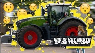 RIJDEN OP DE GROOTSTE TRACTOR TER WERELD FENDT 1050  CHECKPOINT [upl. by Kriss352]