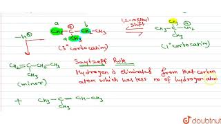 When neopentyl alcohol is treted with H2SO4  a mixture of two alkenes 8515 is formed [upl. by Notwal]