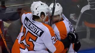 Tyler Pitlick Goal  Philadelphia Flyers vs Florida Panthers 21320 [upl. by Enaamuj330]