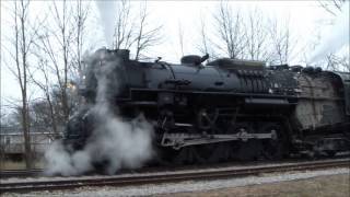 The Real Polar Express 1225 arriving in AshleyMichigan 2013 [upl. by Yenaled]