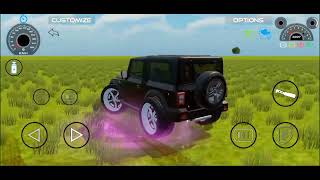 New Mahindra Thar Modified Stunt Gameplay Video antidgamerzaa mahindrathar indiancarssimulator3d [upl. by Mali]