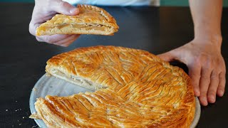 Galette des Rois Pomme Amande  nouvelle recette 2023 ultra bonne [upl. by Ahsitan364]