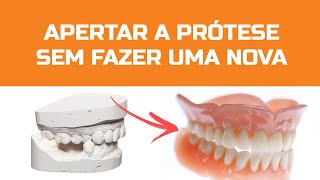 Saiba como apertar sua prótese dentária SEM PRECISAR TROCAR [upl. by Sheply460]