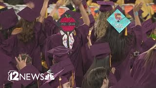 ASU holds undergraduate commencement at Mountain America Stadium [upl. by Aynik]