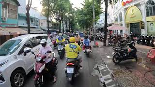 District 4 Traffic  Ho Chi Minh City Vietnam [upl. by Uaerraj511]