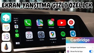 iPhone CarPlay CarBridge Nasıl Kurulur iOS 15  iOS 167 GİZLİ ÖZELLİK AKTİFLEŞTİRME [upl. by Enigroeg613]