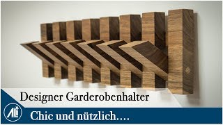 STYLISCHER GARDEROBENHALTER zum selber bauen [upl. by Okihcas]