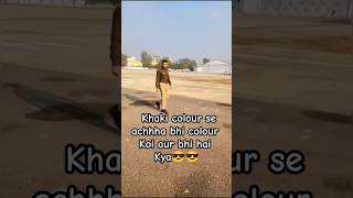 Khaki colour se achcha bhi motivation khaki song shorts music [upl. by Sunil27]