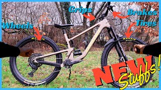 Upgrades and Updates to my Santa Cruz 5010 v5  Trail Tails [upl. by Ainosal]