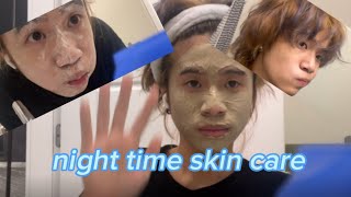 Night skincare routine asmr vlog [upl. by Kciredes]