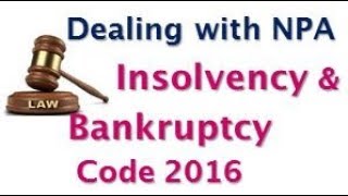 Insolvency bankruptcy code2016 Revision IBC2016  CA Final Pape4 amp Paper6D for May 2023 [upl. by Amak568]