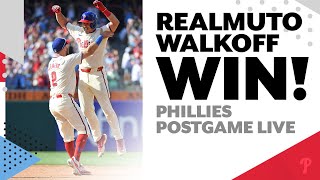 JT Realmuto gives the Phillies a 21 win over the Mets  Phillies Postgame Live [upl. by Oramug]