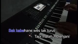 KARTONYONO MEDOT JANJI  Karaoke Nada Cewek Yamaha PSR [upl. by Reivax202]