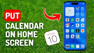 How to Put Calendar on iPhone Home Screen [upl. by Delsman899]