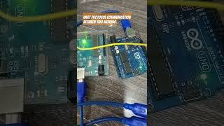 Uart Protocol implementation between two Arduino Board [upl. by Jeconiah937]