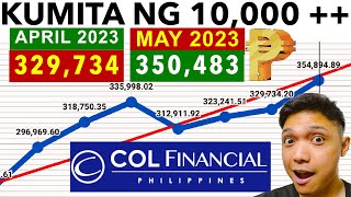 PAANO KUMITA SA COL FINANCIAL STOCK MARKET NG 10000 PESOS  PHILIPPINE STOCK MARKET UPDATE psei [upl. by Nydroj]