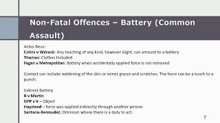 LAW OCR Criminal Law Unit 1 Section B [upl. by Hankins]