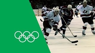 Canada v USA  Highest Scoring Game In Mens Ice Hockey  Olympic Rewind [upl. by Viridissa]