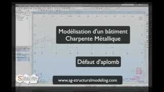 Autodesk Robot  Paramètrage non linéaire  03  Modélisation du défaut daplomb [upl. by Milson]