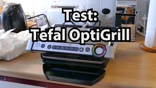 Test OptiGrill von Tefal Grill Review deutsch Modell GC702D von Caulius probiert es aus [upl. by Nylhsoj505]