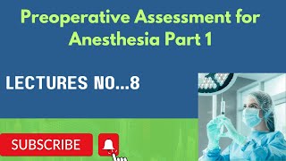 preoperative Assessment for Anesthesia  patient History taking [upl. by Mairb131]