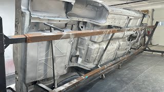 Sandblasting and Epoxy Priming  65 Lincoln Continental [upl. by Anisor]