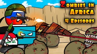 Zombies in Africa Episode 4 part 1 countryballs [upl. by Eadith615]