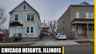 A DYING Decaying Dangerous Declining Italian Mob Town  Chicago Heights Illinois [upl. by Lenoil]