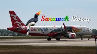 Plane Spotting  Sandakan Airport Sarawak Livery  Hornbill  Best Livery Ever [upl. by Novj362]