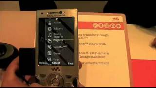 Sony Ericsson W995 Walkman Phone  HandsOn  MWC 2009 [upl. by Shornick480]