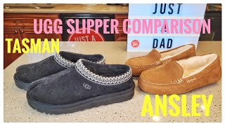 UGG Womens Tasman vs Ansley Slipper Comparison Best for Wide Feet [upl. by Harrietta]