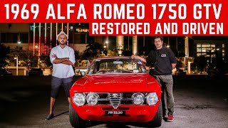 Driven Beautifully Restored 1969 Alfa Romeo 1750 GTV [upl. by Sonahpets]