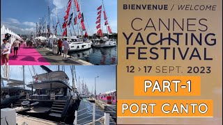 BEST OF CANNES YACHTING FESTIVAL 2023 FULL WALK 4KHD archiesvlogmc [upl. by Abbot]