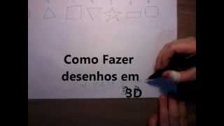 Como fazer desenhos de geometria em 3D [upl. by Fante49]