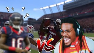 Cam Newton vs Former NFL Player Gets Heated  College Football 25 [upl. by Einavoj838]