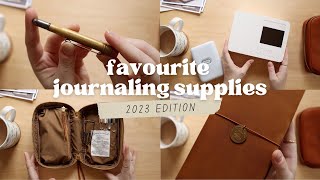 my favourite journaling supplies from 2023 🌟 [upl. by Northrup]