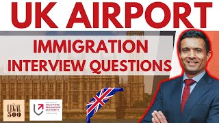 UK Airport Immigration Interview Questions amp Answers [upl. by Nnep349]