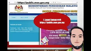 APDM  Panduan Kemaskini Maklumat untuk Ibu Bapa [upl. by Yerffeg]