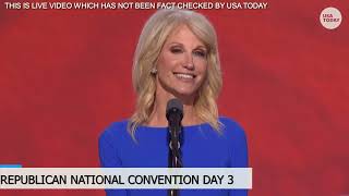 Kellyanne Conways RNC speech addresses time with Trump as president campaigns for 2024 election [upl. by Fineberg799]