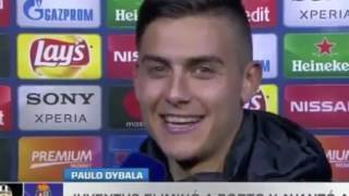 Dybala se confunde de idioma en entrevista  Lukita Futbol 987 [upl. by Nahtad]