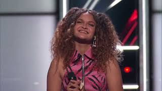 Arianas Feedback to Raquel Trinidad  The Voice Blind Auditions 2021 Episode 3 [upl. by Ellekim]