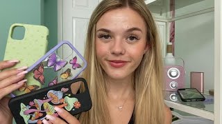 ASMR Mall Phone Case Kiosk Roleplay 📱 [upl. by Cherrita39]