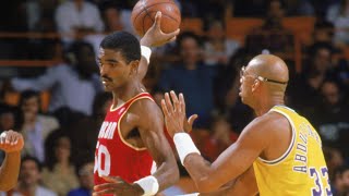 1986 Game 1 WCF Houston Rockets  Los Angeles Lakers [upl. by Dewhirst]