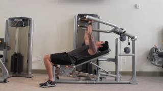 Precor Multi Press Incline Chest Press  Chest [upl. by Nicoli]