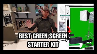 Best green screen kit for starter at home [upl. by Nallak827]