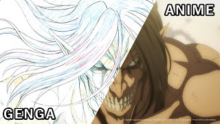 Attack on Titan Final Season  MAPPAs Storyboards amp Gengas Comparison [upl. by Malina]