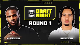 2024 NFL DRAFT LIVE WITH MICAH PARSONS CJ STROUD 🔥 [upl. by Chemarin]