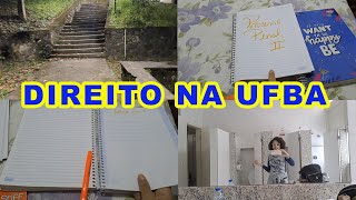 STUDY VLOG faculdade de direito  UFBA 20231  volta às aulas [upl. by Lirrehs]