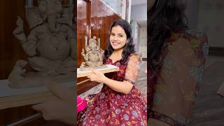 ✨ Ganeshaaaa 🫠😍✨ ganeshchaturthi ecofriendly ganapathi making trend shorts youtube explore [upl. by Wilde]