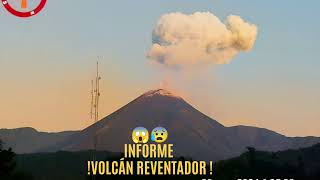 Volcán Reventador 🌋 Fuerte Emisión de ceniza [upl. by Saturday]